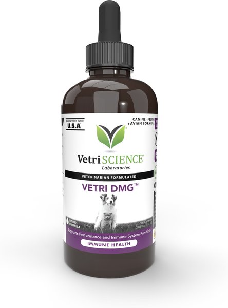 VetriScience Vetri-DMG Liquid Immune Supplement for Dogs, Cats & Birds, 114-mL slide 1 of 6