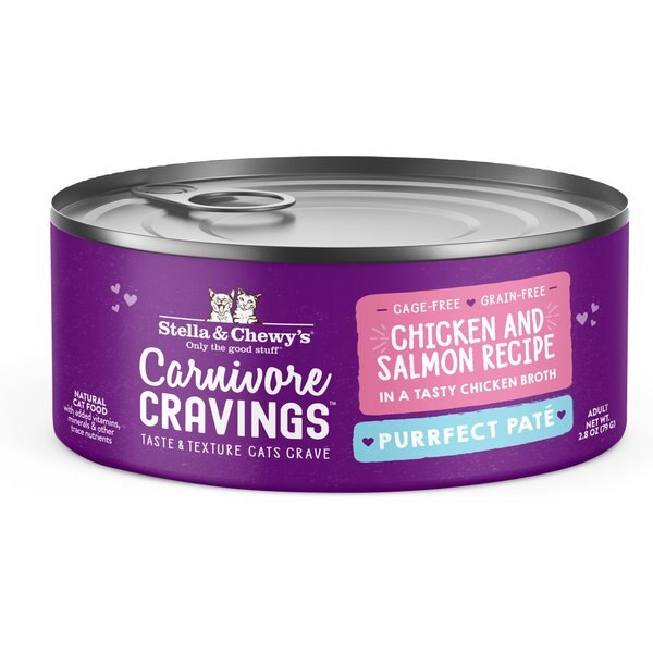 Stella & Chewy's Purrfect Pate Chicken & Salmon Flavored Pate Wet Cat Food