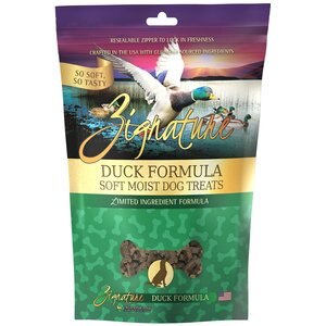 Zignature Duck Flavored Soft Dog Treats, 4-oz bag
