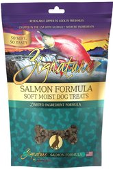 Zignature Salmon Flavored Soft Dog Treats, 4-oz bag