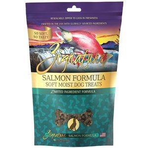 Zignature Salmon Flavored Soft Dog Treats, 4-oz bag