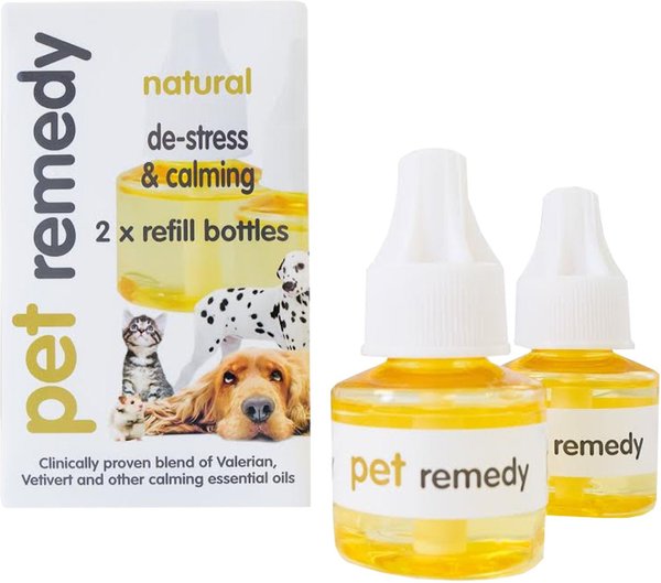 Pet Remedy Natural De-Stress & Calming Plug-In Diffuser Refill for Cats & Dogs, 40-ml bottle, 2 count slide 1 of 4