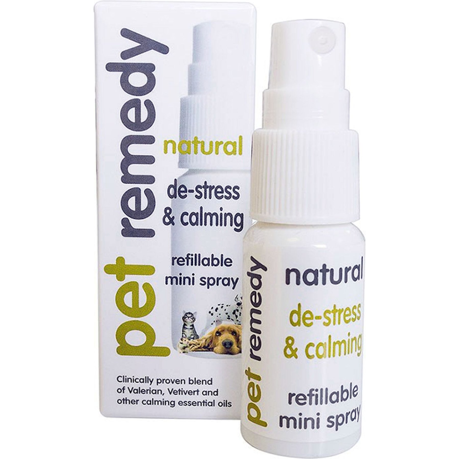 PET REMEDY Natural DeStress & Calming Spray for Cats & Dogs, 15ml