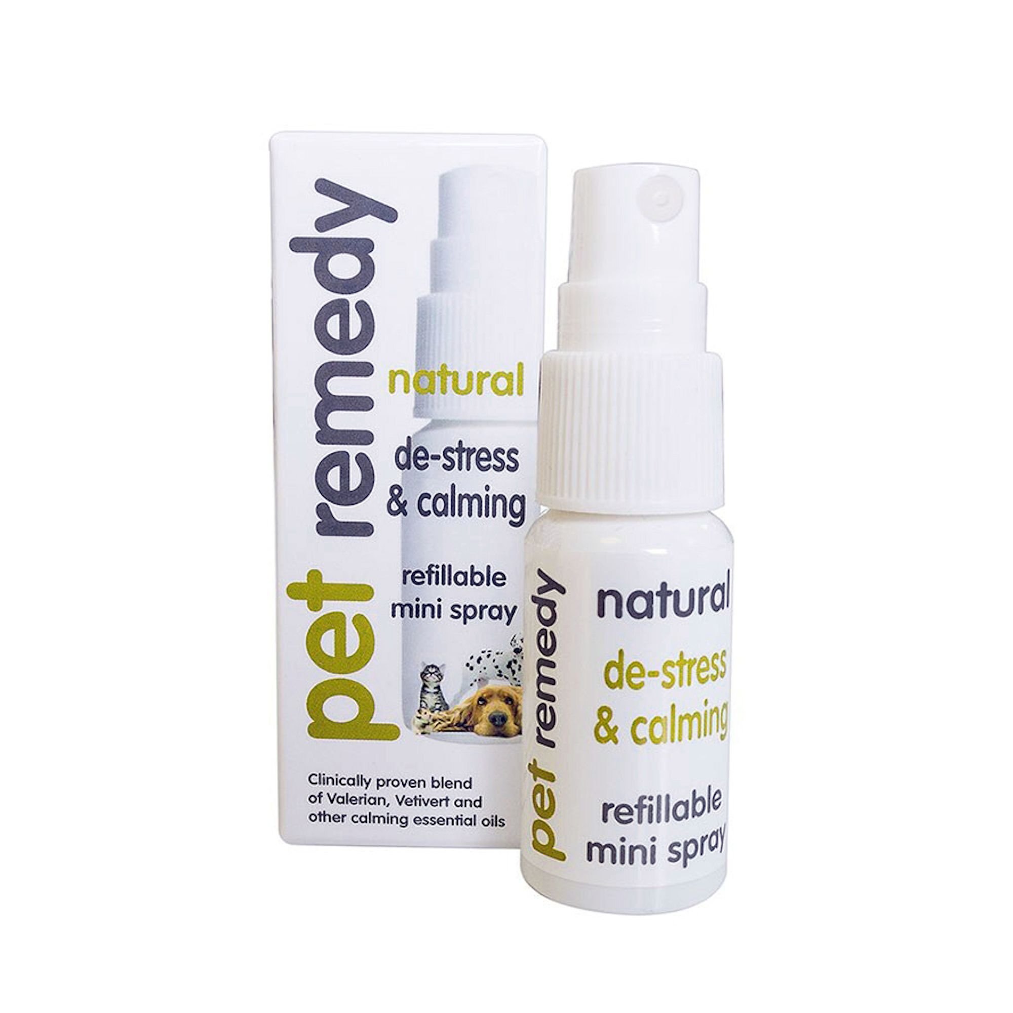 PET REMEDY Natural DeStress & Calming Spray for Cats & Dogs, 15ml