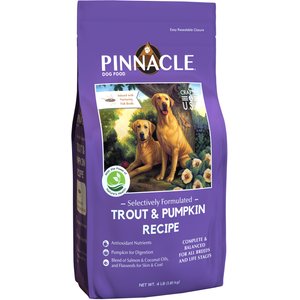Pinnacle Trout & Pumpkin Dry Dog Food, 4-lb bag