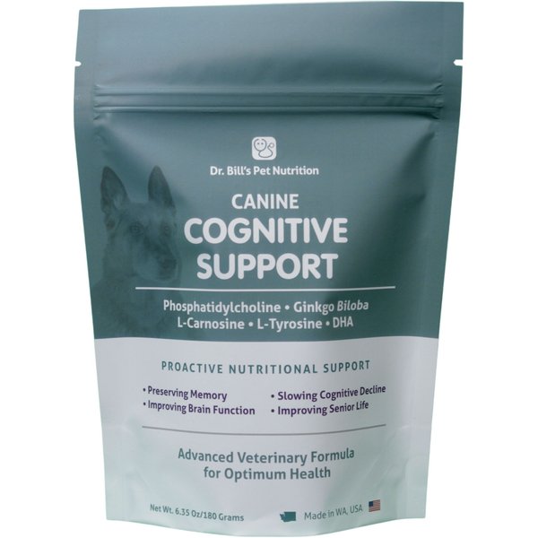 DR. BILL'S PET NUTRITION Canine Cognitive Support Brain & Nervous System Senior Dog Supplement