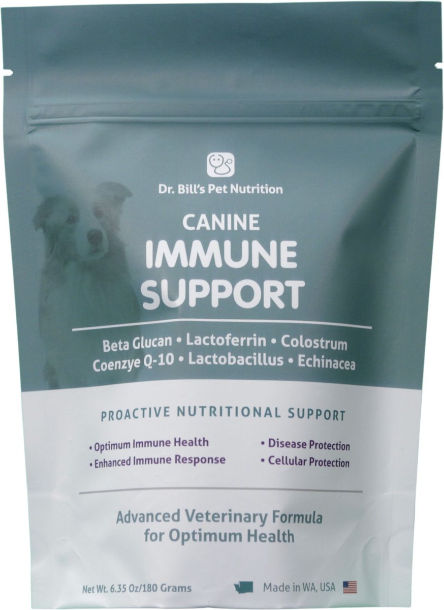 Dr. Bill's Pet Nutrition Canine Health Defense Dog Supplement Powder, 180-gm pouch
