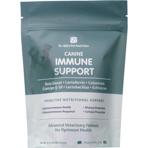 Dr. Bill's Pet Nutrition Canine Immune Support Dog Supplement Powder, 180-gm pouch