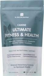Dr. Bill's Pet Nutrition Canine Ultimate Fitness & Health Dog Supplement Powder, 340-gm pouch