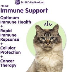 Dr. Bill's Pet Nutrition Feline Immune Support Cat Supplement Powder, 60-gm pouch slide 2 of 8