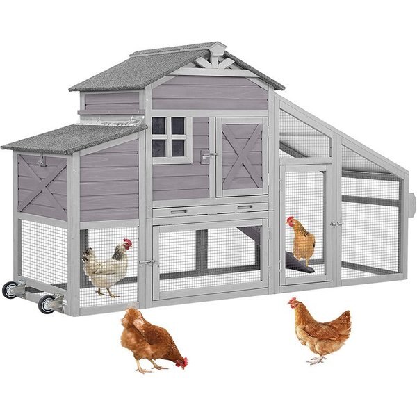 AIVITUVIN AIR32 65-in Wooden Chicken Coop - Chewy.com