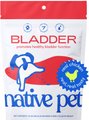 Native Pet Cranberry Bladder Chicken Chews To Support Urinary Tracts Dog Supplement, 60 count