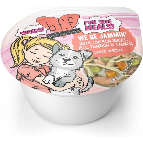 Weruva Best Fido Friend Fun Size Meals Fun Size Sampler Variety Pack Wet Dog Food, 2.75-oz cup, case of 8