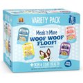 Weruva Classic Dog Meals 'n More Woof Woof Floof! Variety Pack Wet Dog Food, 3.5-oz cup, case of 10