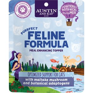Austin and Kat Purrfect Feline Formula Cat Supplement, 2.32-oz bag