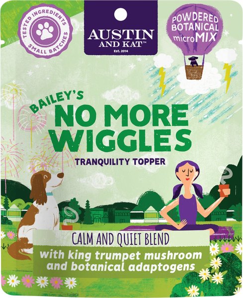 Austin and Kat Bailey's No More Wiggles Dog & Cat Supplement, 2.71-oz bag slide 1 of 8