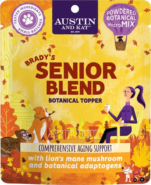 Austin and Kat Brady's Senior Blend Dog & Cat Supplement, 2.90-oz bag slide 1 of 7