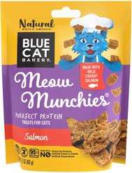 Blue Cat Bakery Meow Munchies Salmon Cat Treats, 2.1-oz pouch, 4 count