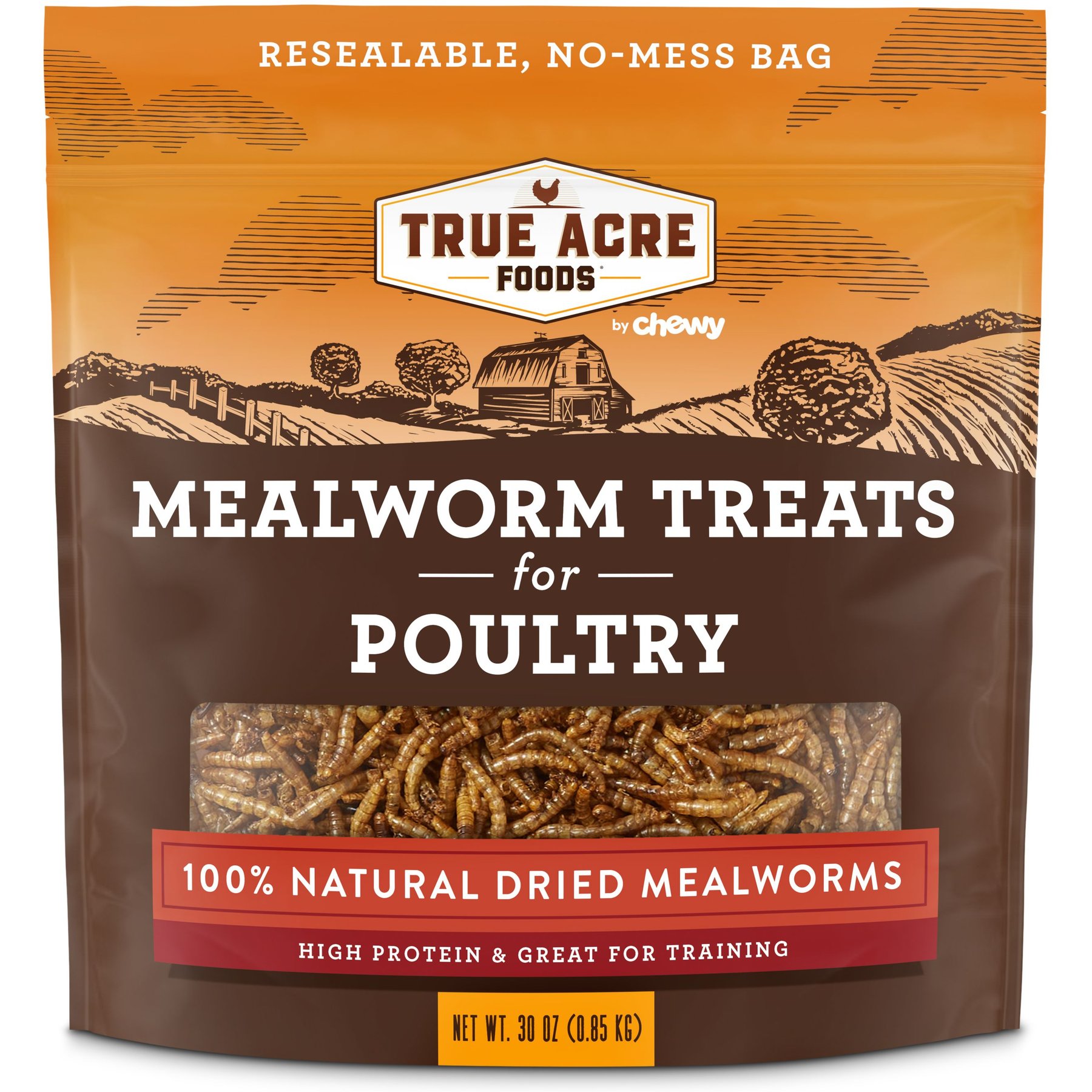True Acre Foods Mealworm Poultry Treats