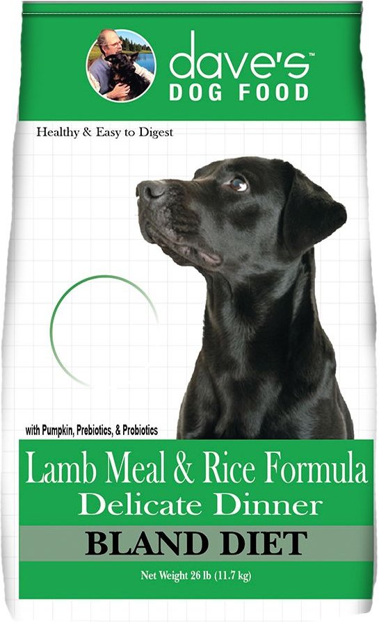 DAVE'S PET FOOD Dave's Delicate Formula Bland Lamb Meal & Rice Flavored