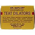Dr. Naylor Teat Dilators Farm First Aid, 40 count