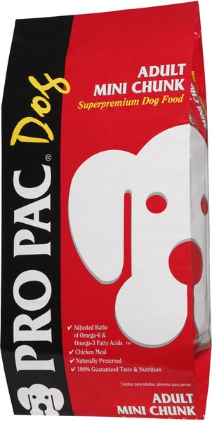 Pro Pac Adult Mini Chunk Chicken Flavored Dry Dog Food, 40-lb bag