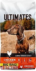 Ultimates Adult Large Breed Chicken Meal & Rice Flavored Dry Dog Food, 40-lb bag