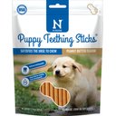 N-Bone Puppy Teething Sticks Peanut Butter Dental Chew Treats, 20 count