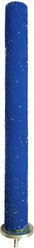 SunGrow Nail & Beak Trimmer Sand Coated Wooden Bird Perch Stand, Blue, 8-in slide 2 of 7