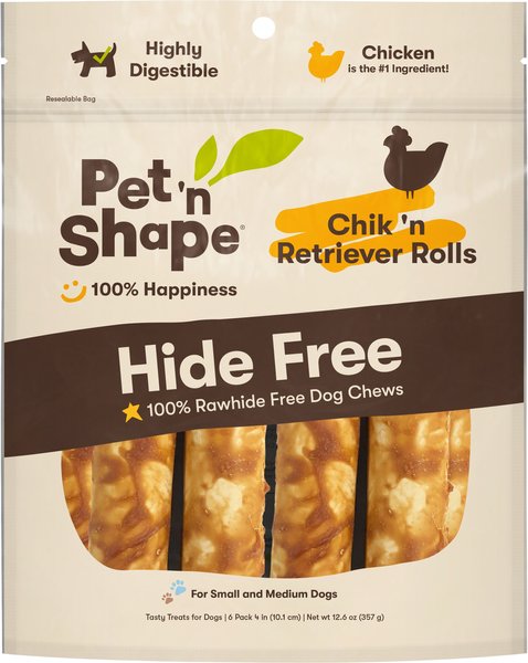 Pet 'n Shape Chik 'n Retriever Roll Dog Treats, 6 count slide 1 of 2