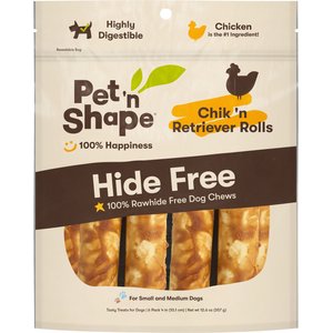 Pet 'n Shape Chik 'n Retriever Roll Dog Treats, 6 count