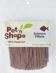 Pet 'n Shape Salmon Fillets Jerky Dog Treats, 16-oz bag