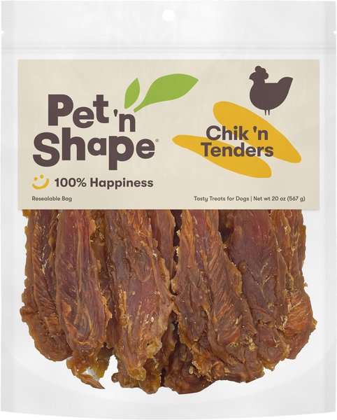 Pet 'n Shape Chik 'n Tenders Jerky Dog Treats, 20-oz bag slide 1 of 2