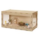 Coziwow 42-in Wooden Small Pet & Hamster Cage Cabinet