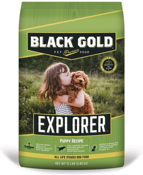 Black Gold Explorer Puppy Formula Dry Dog Food, 15-lb bag slide 1 of 10