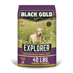 Black Gold Explorer Super Performance Formula 32/21 Dry Dog Food, 40-lb bag
