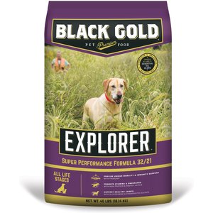 Black Gold Explorer Super Performance Formula 32/21 Dry Dog Food, 40-lb bag