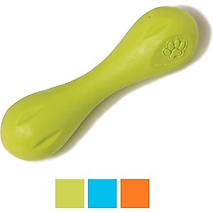 West Paw Zogoflex Hurley Tough Dog Chew Toy, Granny Smith, Small