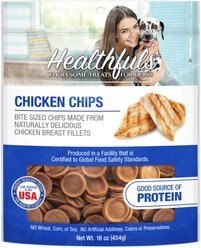 RUFFIN' IT Healthfuls Chicken Chips Jerky Dog Treats, 16-oz bag