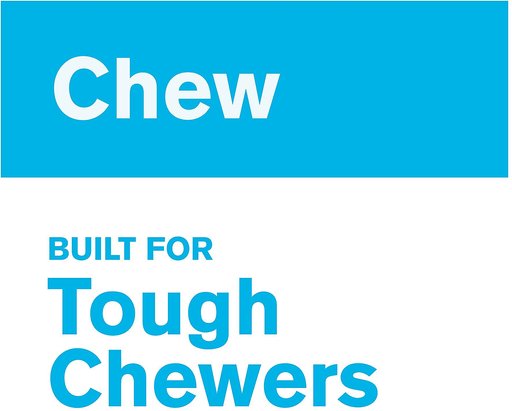 West Paw Zogoflex Large Tux Tough Treat Dispensing Dog Chew Toy, Aqua Blue