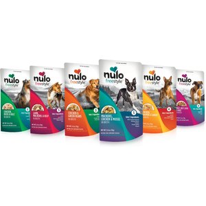 Nulo FreeStyle Variety Pack Dog Food Topper, 2.8-oz, case of 6, 2.8-oz, case of 6, bundle of 2
