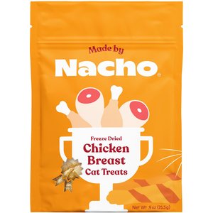 Made by Nacho Freeze-Dried Chicken Breast Cat Treats, 0.9-oz bag, bundle of 2