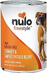 Nulo Freestyle Turkey & Sweet Potato Recipe Grain-Free Canned Dog Food, 13-oz can, case of 24