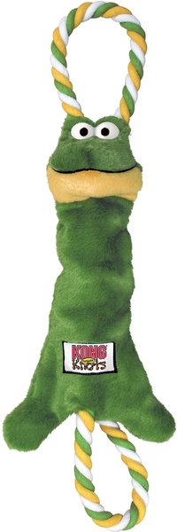 KONG Tuggerknots Frog Dog Toy, Small/Medium slide 1 of 6
