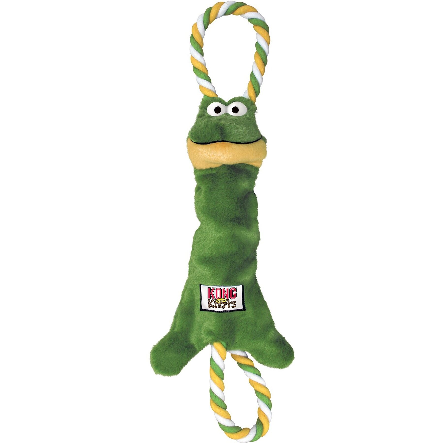 KONG Tuggerknots Frog Dog Toy, Medium/Large