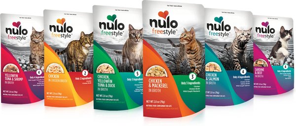 Nulo FreeStyle Variety Pack Cat Food Topper, 2.8-oz pouch, case of 6, bundle of 2 slide 1 of 2
