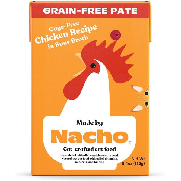 MADE BY NACHO CageFree Chicken Recipe in Bone Broth Pate Wet Cat Food