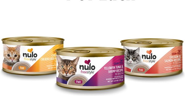 NULO FreeStyle Cat Kitten Grain Free Pate Variety Pack Cat Food