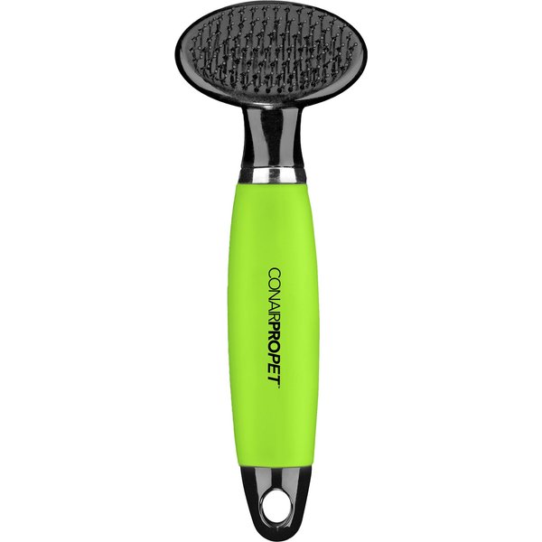 WAGS & WIGGLES Dual Sided Bristle & Wiggle Pin Brush for ShortHaired Dogs, Small