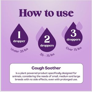 Fifth & Fido Cough Soother Medicine for Kennel Cough for Cats & Dogs, 2-oz bottle